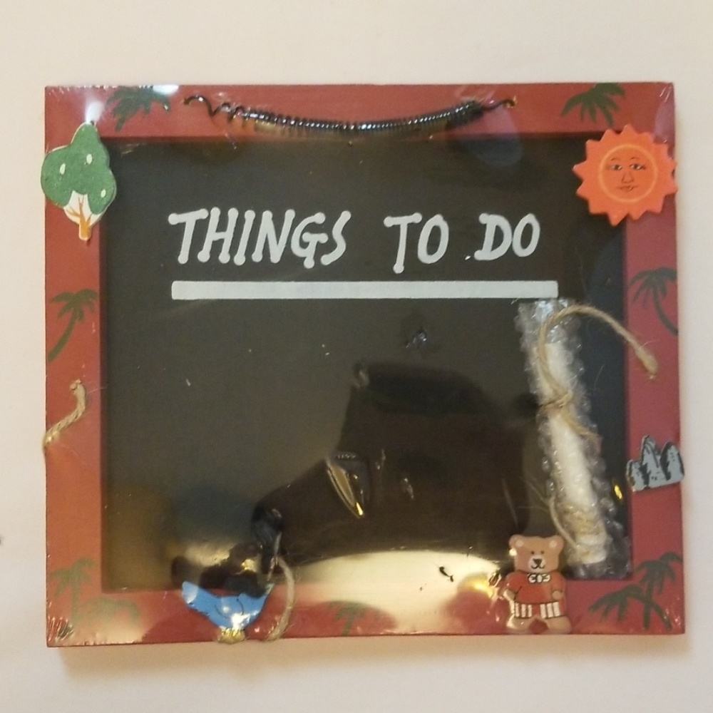 Chalkboard / "To Do" Board - Tasks Decorative Red